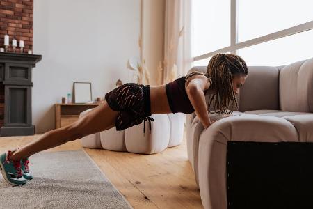 Sofa-Übungen für Faule