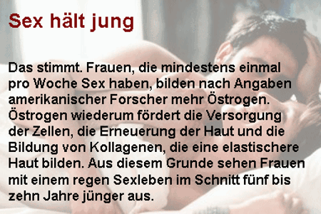 Sex hält jung