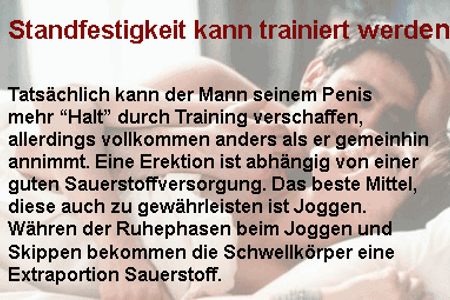 Standfestigkeit trainieren