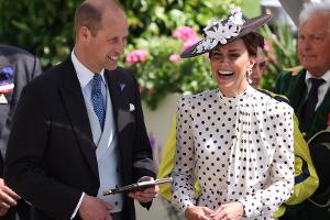 Prinz William und Herzogin Kate strahlen beim Royal Ascot um die Wette