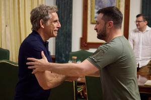 "Mein Held": Ben Stiller trifft in Kiew auf Wolodymyr Selenskyj