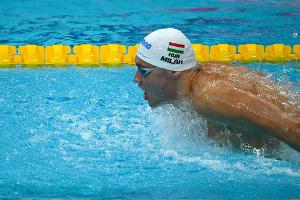 Milak schwimmt in Weltrekordzeit über 200 m Schmetterling
