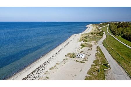 Stellplatz am Camping Fehmarnbelt
