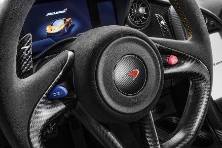 McLaren P1, Innenraum, Cockpit, Lenkrad