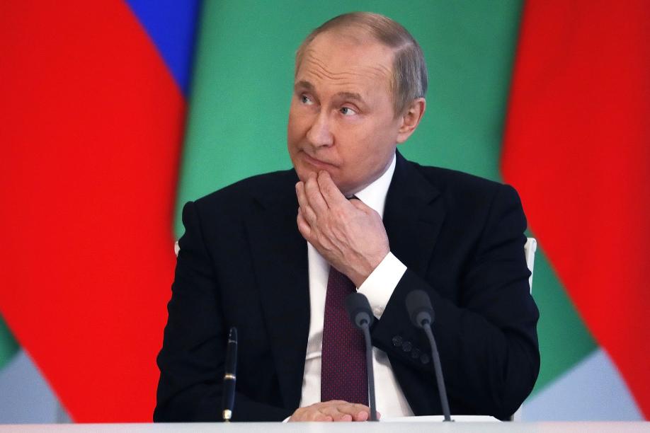 Der Präsident von Russland: Wladimir Putin.