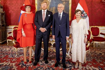 König Willem-Alexander und Königin Máxima auf Staatsbesuch in Wien
