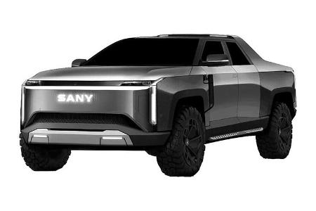 Sany Elektro-Pick-up Patentzeichnungen