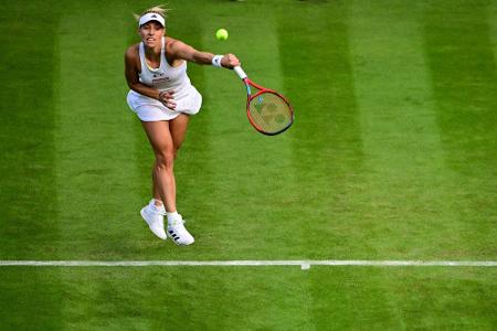 Wimbledon: Kerber souverän in Runde zwei Wimbledon: Kerber souverän in Runde zwei