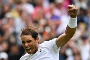Nadal mit Mühe in der zweiten Runde von Wimbledon