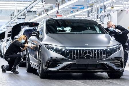 Mercedes Produktion Elektromodelle EQ Produktionsstandorte