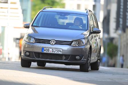 VW Touran 1.4 TSI Ecofuel, Frontansicht, Front