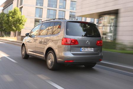VW Touran 1.4 TSI Ecofuel, Rückansicht, Heck