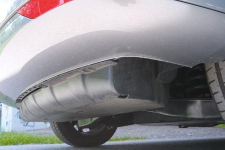 VW Touran TSI Ecofuel, Auspuff