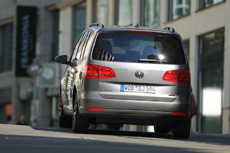 VW Touran 1.4 TSI Ecofuel, Rückansicht, Heck