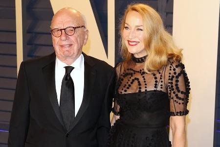 Jerry Hall reicht die Scheidung von Medienmogul Rupert Murdoch ein