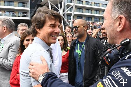 Mega-Star Tom Cruise feierte seinen 60. Geburtstag bei der Formel 1