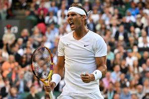 Nadal in Wimbledon im Viertelfinale