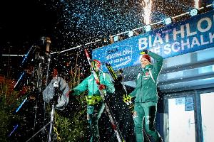 Biathlon auf Schalke: Herrmann bildet Duo mit Doll