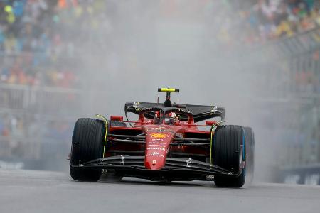 P1: Carlos Sainz (Ferrari) - Note: 2,0 - Hatte beim ersten Start gar keine Chance gegen Verstappen, gewann dann aber den Restart. Verlor in Runde 10 dann beim Ausgang aus Becketts das Auto und musste Verstappen ziehen lassen. Lieferte sich intensive Diskussionen mit seiner Crew, bis er kurz nach Rennhalbzeit dann die Teamorder bekam. Das war dann nach dem Safety Car Makulatur, weil Ferrari ihn und nicht Leclerc zum Stopp holte und damit zum Sieg verhalf.