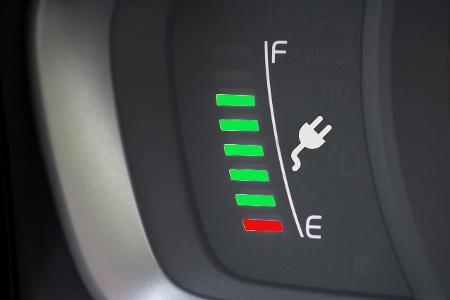 Tankanzeige E-Auto Tankanzeige E-Auto