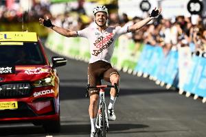 Jungels gewinnt erste Alpen-Etappe