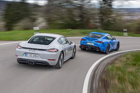 Porsche 718 Cayman, Toyota GR Supra 3.0