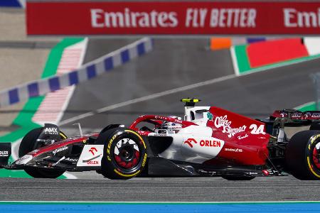 P14: Guanyu Zhou (Alfa Romeo) - Note: 3,5 - Fuhr ein unauffälliges, aber überlegtes Rennen. Wurde dann durch einen sehr langsamen zweiten Stop zurückgeworfen und musste seine Hoffnungen auf Punkte begraben.