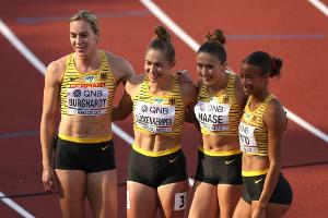 Bronze über 4x100: Frauenstaffel holt erste WM-Medaille
