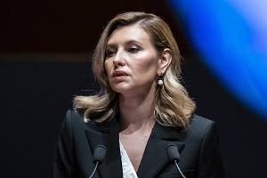 First Lady Olena Selenska wollte nicht "ins Rampenlicht"