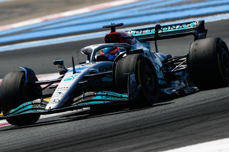3. Platz: George Russell (Mercedes) - Note: 2,5 - Mit dem Überholmanöver kurz vor Schluss erteilte George Russell Pérez eine Lektion und sicherte Mercedes das erste Doppelpodium der laufenden Saison. Ansonsten nutzte Russell die Strecke enorm aus und konnte froh sein, dass es keine Track-Limits-Strafe gab.