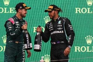 Hamilton huldigt Vettel: "War mir eine Ehre"