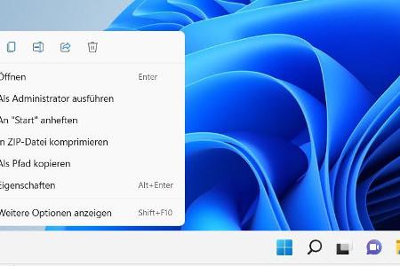 Das neue Kontextmenü in Windows 11 bringt mehr Übersicht