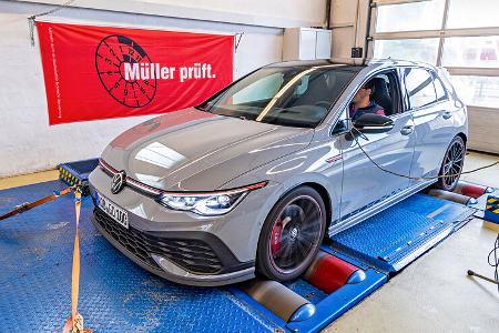 VW Golf GTI Clubsport 45, Leistungsmessung