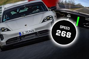 Taycan fährt 7:33 Minuten am Nürburgring