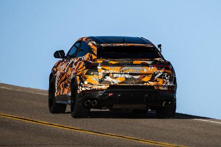 08/2022, Lamborghini Urus Facelift Erlkönig Pikes Peak Rekord