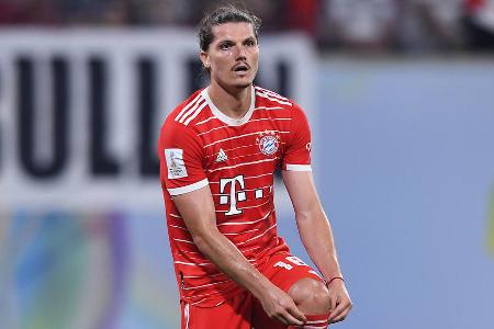 Marcel Sabitzer (bis 58.) - Note: 2,5 - Setzte in vielen Szenen aufmerksam nach und zerstörte so die Struktur im gegnerischen Spiel schon im Ansatz. Gewann alle seine Zweikämpfe und war ein Grund für die komplette Dominanz seiner Farben im Zentrum. Die spielerischen Leckerbissen überließ er meist Kimmich.