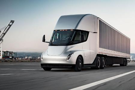 08/2022, Tesla Semi Elektro Lkw Lastwagen Sattelschlepper