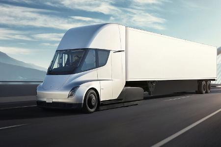 08/2022, Tesla Semi Elektro Lkw Lastwagen Sattelschlepper