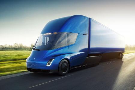 08/2022, Tesla Semi Elektro Lkw Lastwagen Sattelschlepper