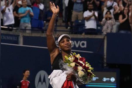 Abschied vom Tennis: Serena Williams wurde in Toronto gefeiert