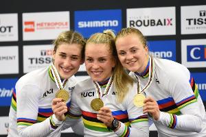 Bahnrad: Teamsprint-Gold bei EM in München