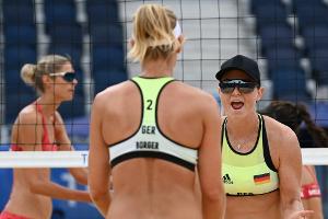 Beachvolleyball: Dritte Plätze für deutsche Duos