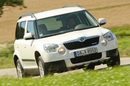 Skoda Yeti, Frontansicht