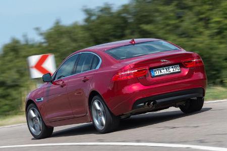 Jaguar XE 20d, Heckansicht