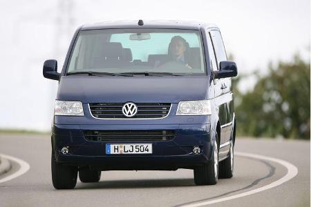 VW Bus T5 1.9 TDI Kombi, Frontansicht