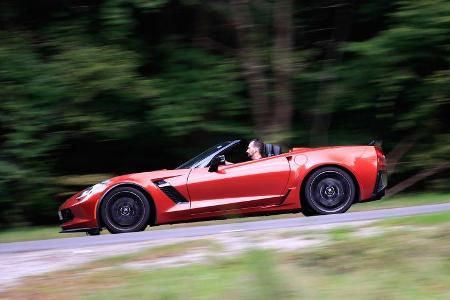 Chevrolet Corvette Z06 Cabriolet, Seitenansicht