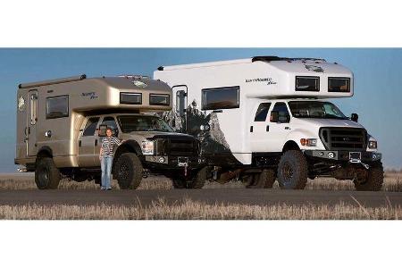 Tupperware war gestern: bei EarthRoamer in Colorado entstehen Expeditionsmobile, die auf einem deutschen Campingplatz vermut...