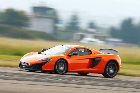 McLaren 650S Spider, Seitenansicht