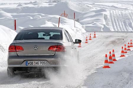 Winterreifen, Bremstest