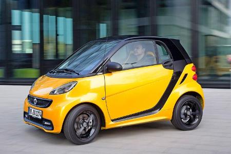 Smart Fortwo MHD, Seitenansicht